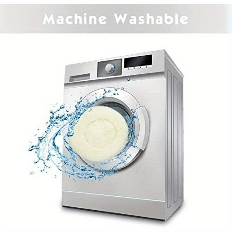 Anti Anxiety Round Fluffy Plush Faux Fur Warm Washable Dog Bed Cat Bed Original Bed for Small Medium Large Pets Used to Relieve Joints and Improve Sleep20 24 27'' 20 White