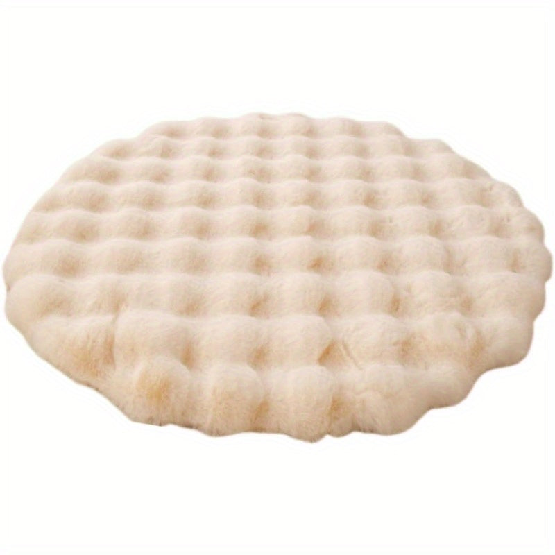 Pet Cushion Pad Faux Fur Dog and Cat kneading Pillow Cozy Bed Insert for Crate Pad Padding for Ca Kennel House Condo 19.7