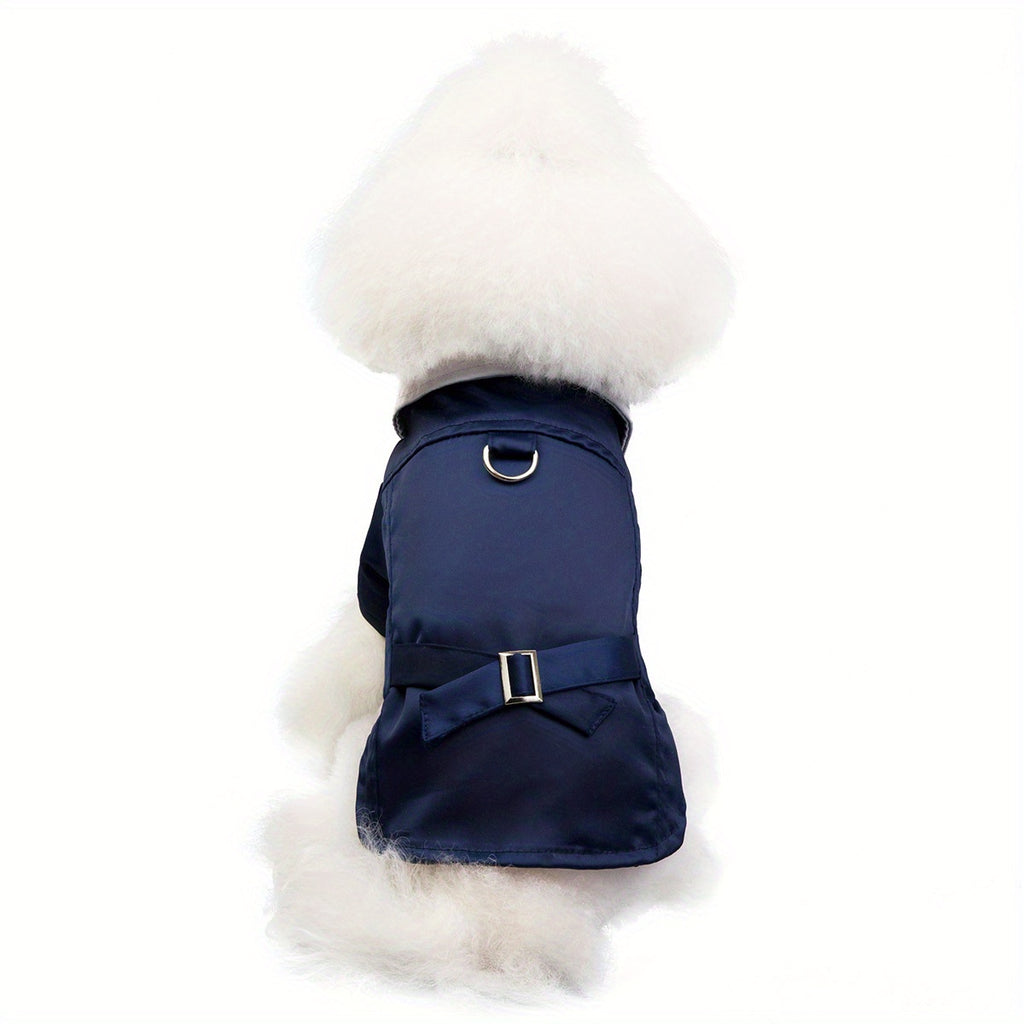 19-Color Pet Clothes for Small Dogs & Cats - -Finish ABS\u002FPolyester Hooded Vest with Snap Closure, Spring\u002FFall\u002FWinter Warmth, Stylish & Durable Outfits for Weddings, Holidays, Photo Shoots