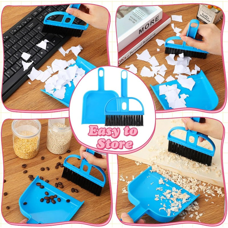 10pcs Soft Fleece Guinea Pig Bed Mats with Cleaning Dustpan Brush - 15x11 Inch Plush Animal Bedding for Small Dogs, Cats, Rats, Hedgehogs, Ferrets, Hamsters - Indoor Pet Bedding with Heart Bear Design, Pet Bedding, Playful Design, Durable Pet Bedding