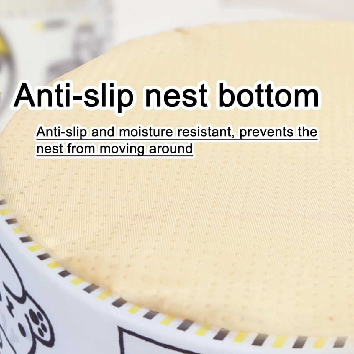 Ramen Noodle Dog & Cat Bed - Super Soft Polyester Pet Nest with Removable Washable Cushion, Cute Cartoon Design for Indoor Cats & Small Medium Large Dogs, Keep Warm & Comfortable, Cozy Pet Furniture, Playful Design, Highquality Material