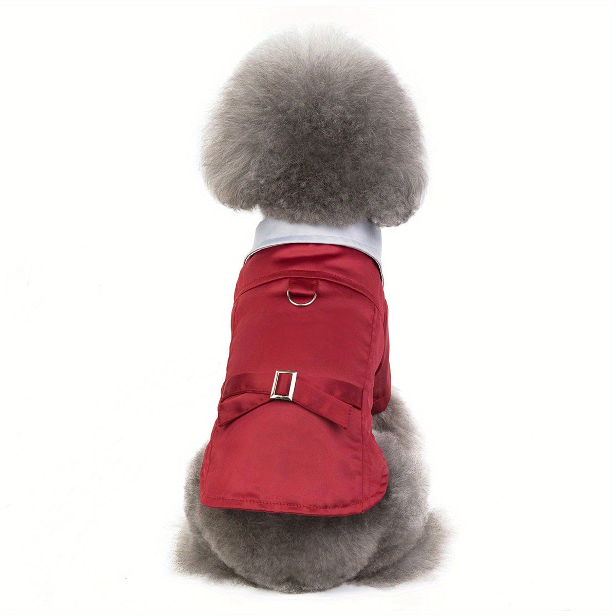19-Color Pet Clothes for Small Dogs & Cats - -Finish ABS\u002FPolyester Hooded Vest with Snap Closure, Spring\u002FFall\u002FWinter Warmth, Stylish & Durable Outfits for Weddings, Holidays, Photo Shoots
